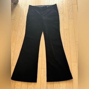 Theory Velvet Black Bootcut pants